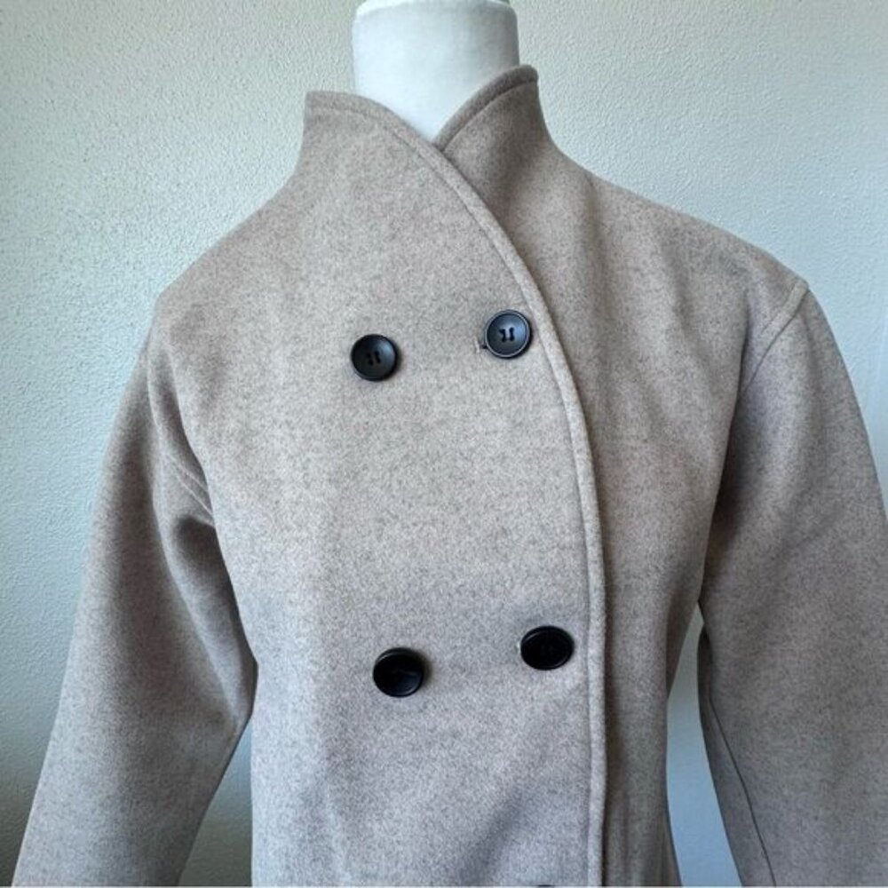Commense Beige Jacket Oversized Double Breasted D… - image 5